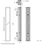 LS-BAR-1237 dimensions (mm)