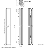 LS-BAR-1248 dimensions (mm)