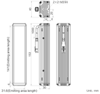 LS-BAR-1105 dimensions (mm)