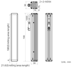 LS-BAR-1112 dimensions (mm)
