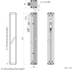 LS-BAR-1160 dimensions (mm)