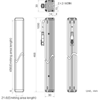 LS-BAR-1170 dimensions (mm)