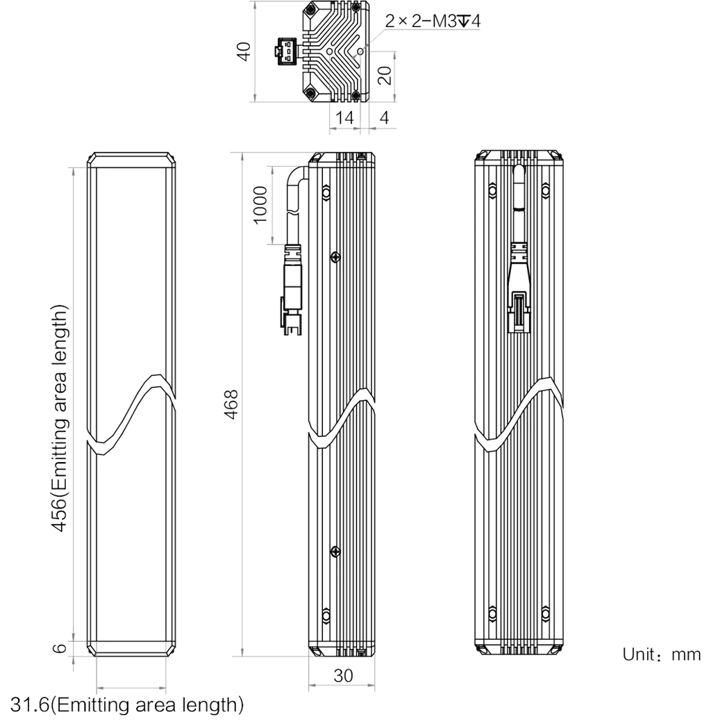 LS-BAR-1179 dimensions (mm)