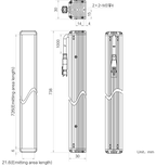 LS-BAR-1201 dimensions (mm)