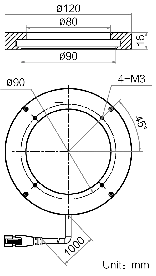 LS-RNG-0426 dimensions (mm)