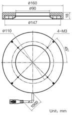 LS-RNG-0456 dimensions (mm)