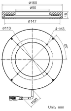 LS-RNG-0461 dimensions (mm)