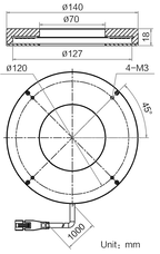LS-RNG-0449 dimensions (mm)