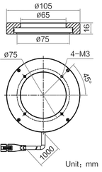 LS-RNG-0407 dimensions (mm)
