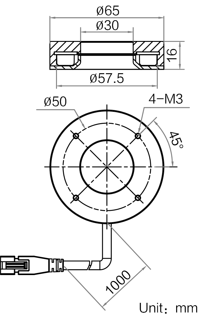 LS-RNG-0371 dimensions (mm)