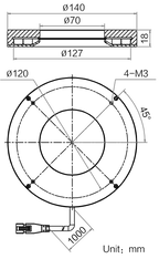 LS-RNG-0442 dimensions (mm)