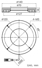 LS-RNG-0446 dimensions (mm)