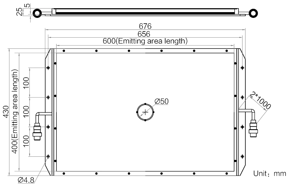 LS-BKL-1411 dimensions (mm)