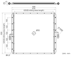 LS-BKL-1414 dimensions (mm)