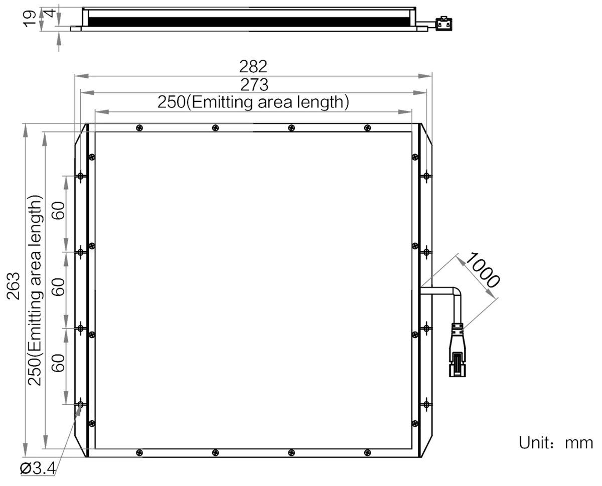 LS-BKL-1479 dimensions (mm)