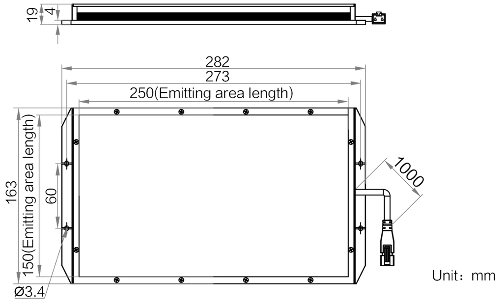 LS-BKL-1478 dimensions (mm)