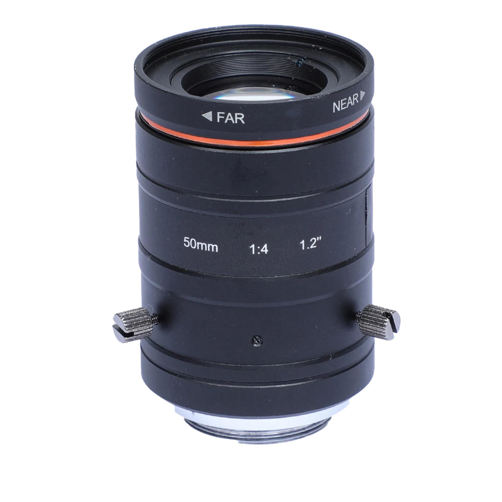 50mm, Fixed Iris F4, 1.2", 25MP Lens, C-Mount (LS-FFL-1414)