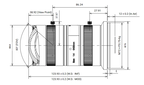 LS-LF3040M-005-M72 dimensions (mm)