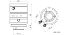 LS-MF1628M-8MPS dimensions (mm)