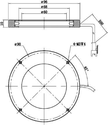 LS-RNG-0513 dimensions (mm)