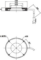 LS-RNG-0500 dimensions (mm)
