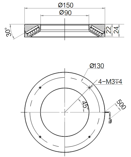 LS-RNG-0527 dimensions (mm)