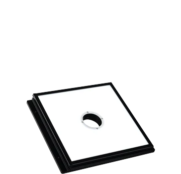 Flat Backlight with Center Hole, 192 x 192 mm, White (LS-BKL-1417)