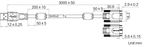 LS-CBL-0134 dimensions (mm)