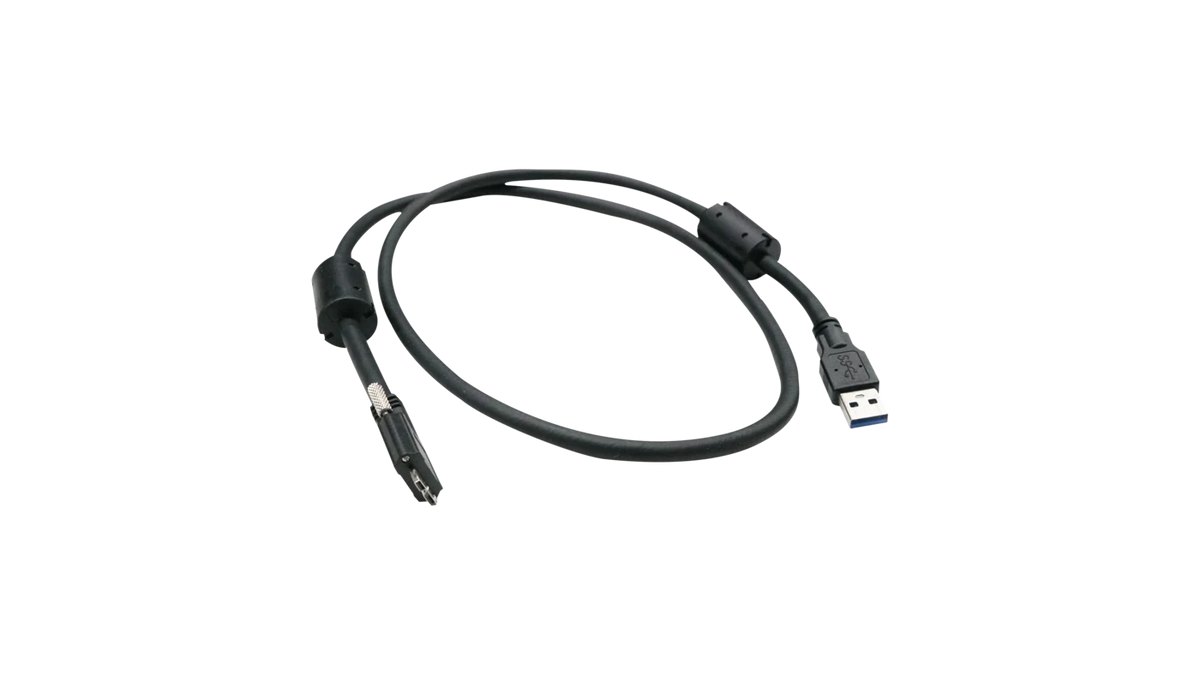 Camera Data Cable, Micro-B male (with screw) to A male, 1 m, drag-chain use (LS-CBL-0133)