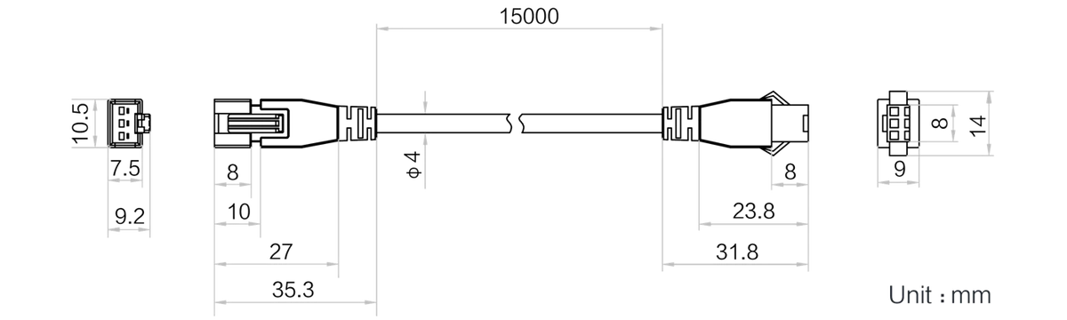LS-LAC-0032 dimensions (mm)