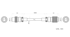 LS-LW-005-1-B19 dimensions (mm)