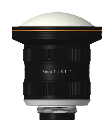 8mm, F1.8, 1.1”, 20 MP, C-mount lens (LS-FFL-1403)