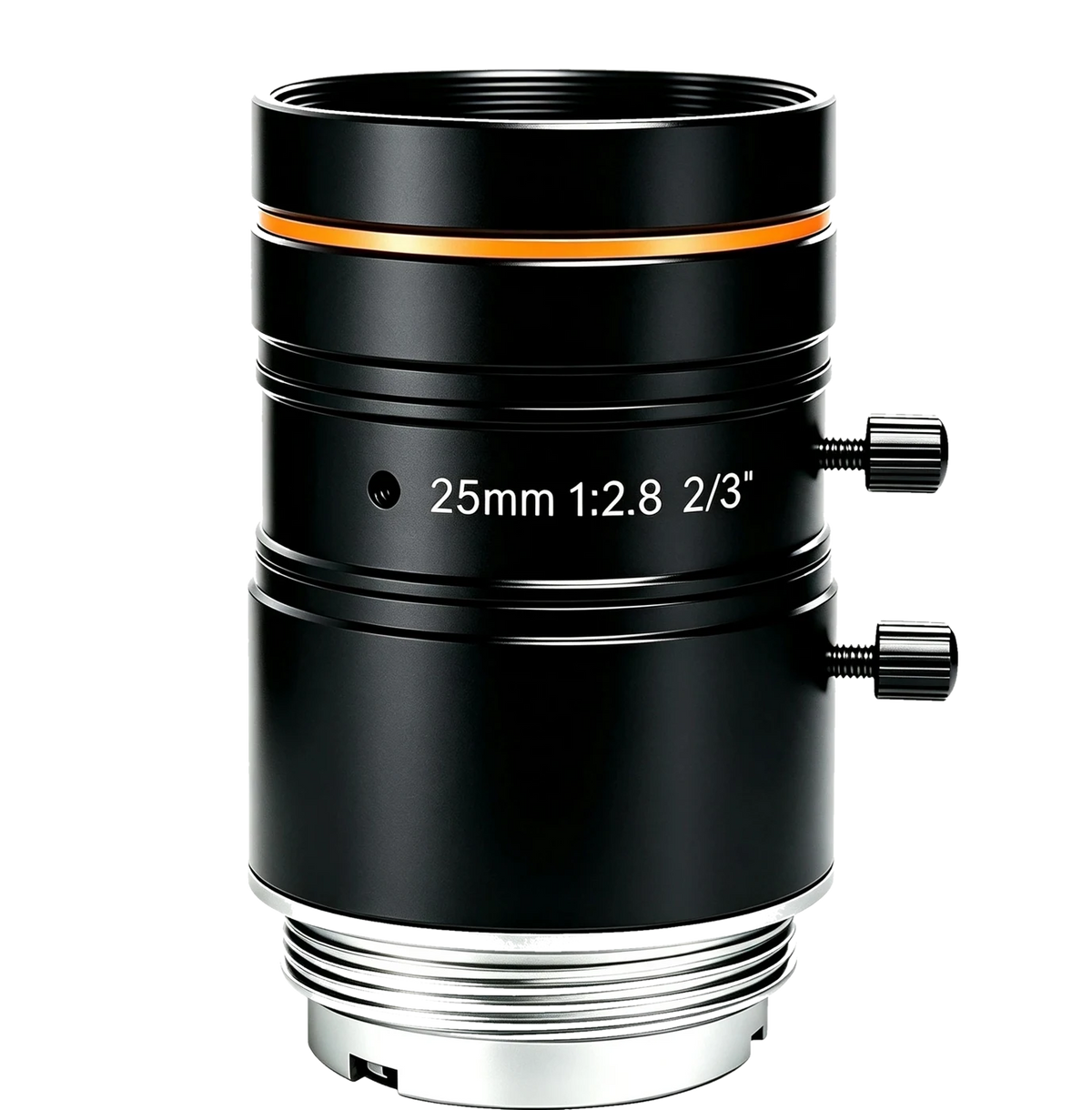 25mm, F2.8, 2/3", 8MP Lens, C-Mount, size Φ29 × 40.5 mm (LS-FFL-1492)