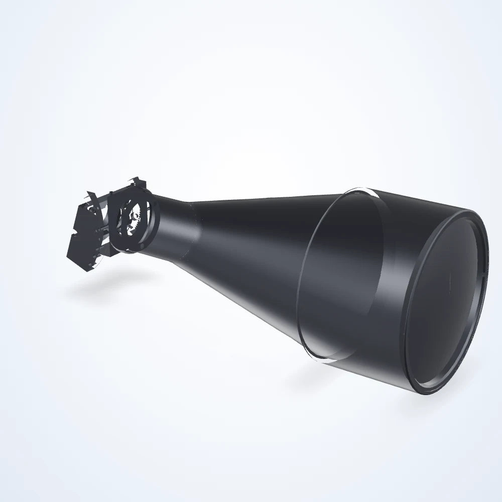 0.098× Vertical telecentric lens, 2/3", C-mount (LS-TCL-0445) - view 2