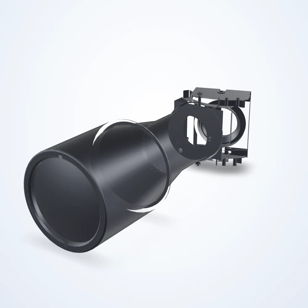 0.177× Vertical telecentric lens, 2/3", C-mount (LS-TCL-0442) - view 2