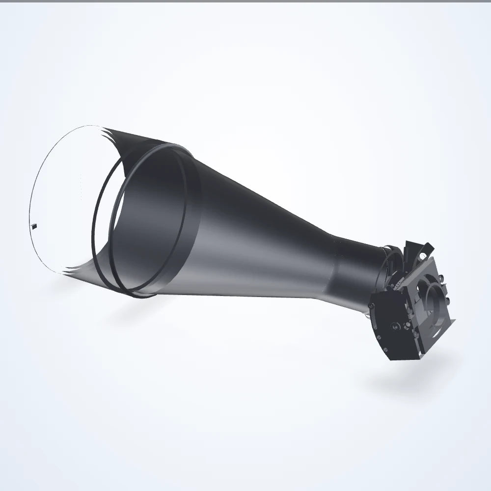 0.098× Vertical telecentric lens, 2/3", C-mount (LS-TCL-0445)