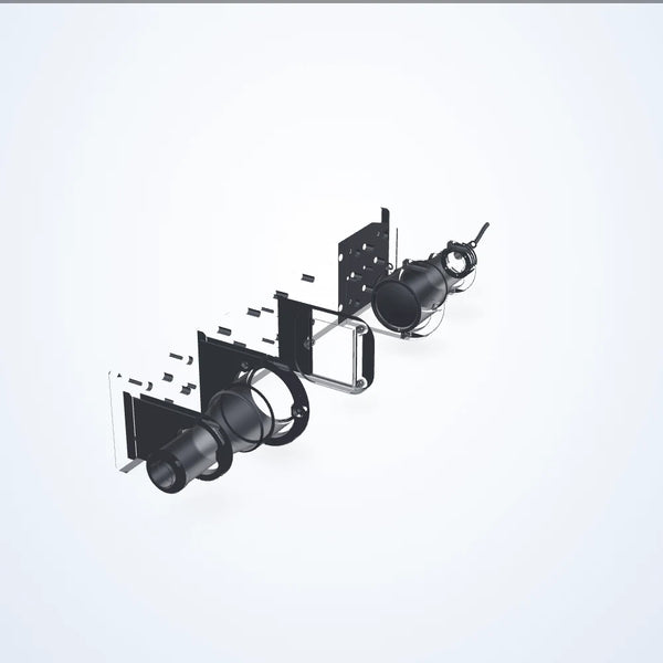 0.243× telecentric lens, 2/3", C-mount, wavelength 520 nm