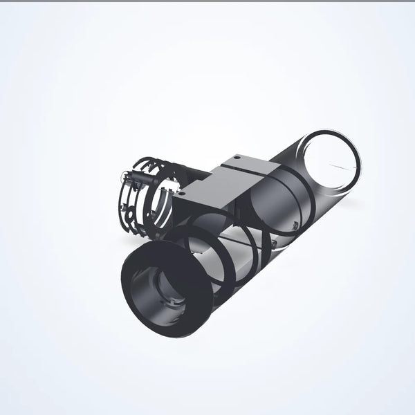 0.75× telecentric lens, 2/3", C-mount, wavelength 6000 K, WD 132.3 mm