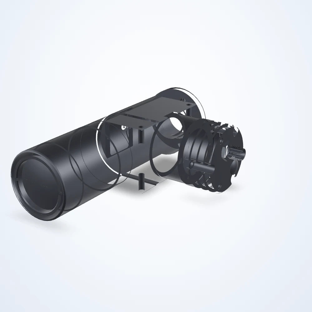 0.5× telecentric lens, 2/3", C-mount, wavelength 6000 K (LS-TCL-0392) - view 2
