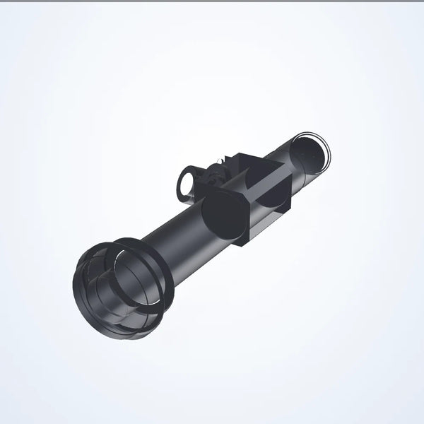 1× telecentric lens, 2/3", C-mount, WD 110 mm