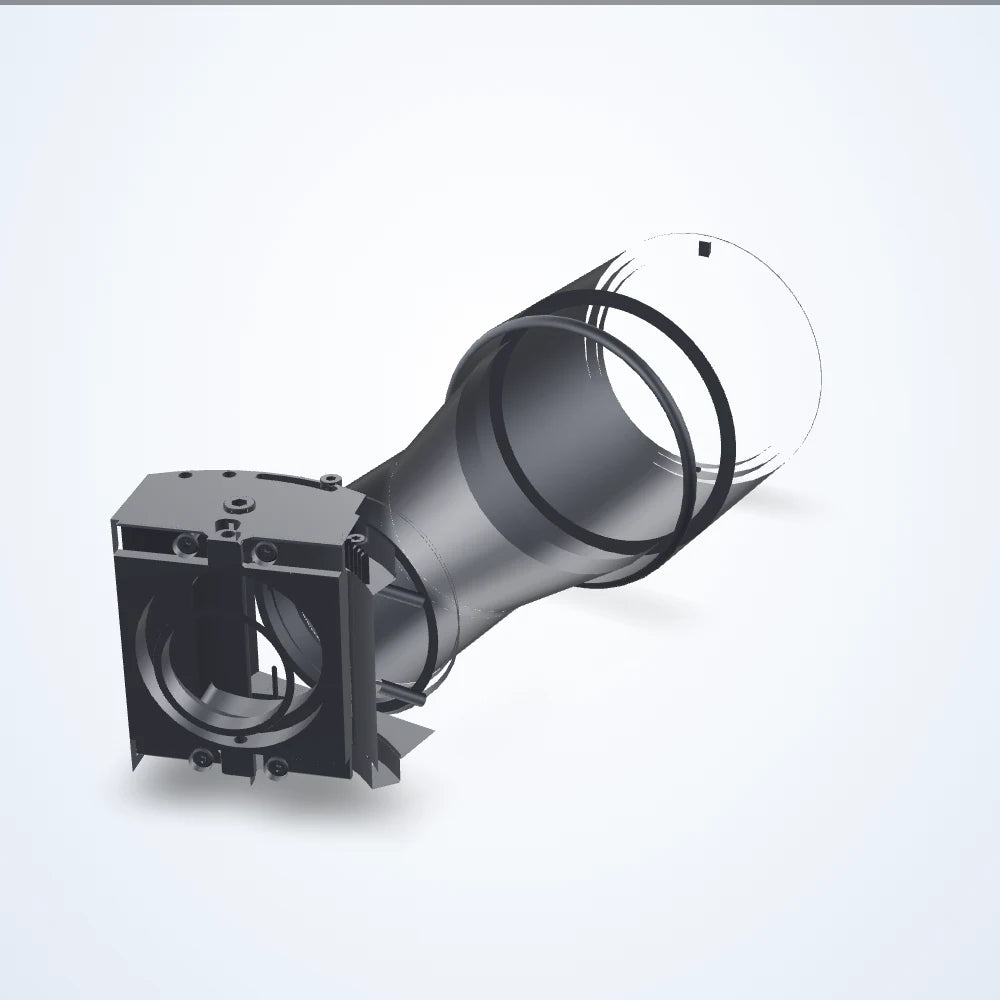 0.177× Vertical telecentric lens, 2/3", C-mount (LS-TCL-0442)