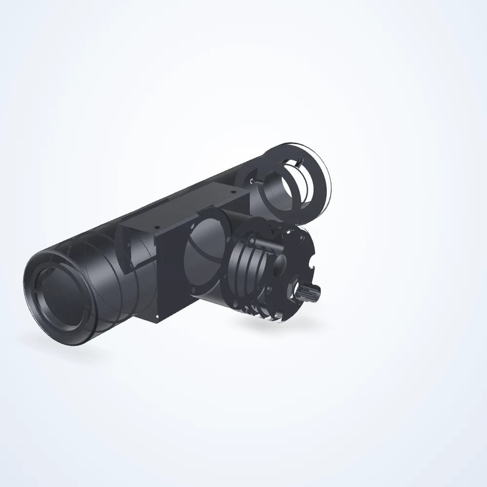 2.5× telecentric lens, 2/3", C-mount, M8, wavelength 525 nm (LS-TCL-0401) - view 2