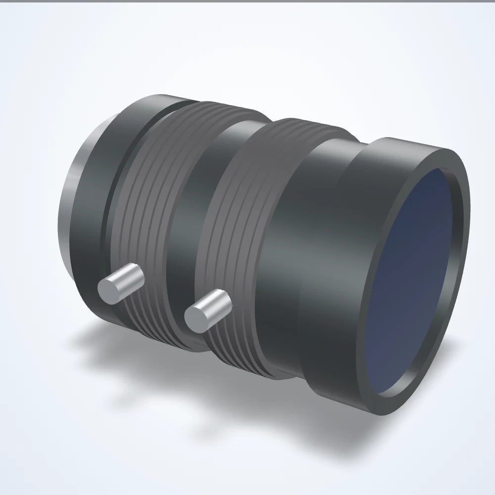 50 mm lens, 2/3", C-mount, front diameter 24.6 mm, F2.0-22 (LS-FFL-0203)