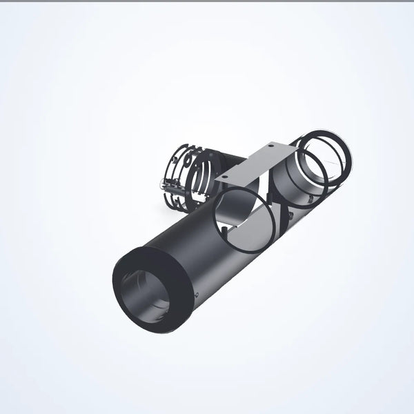 3.5× telecentric lens, 2/3", C-mount, M8, wavelength 525 nm