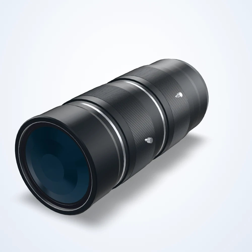 55 mm fixed focal length lens, 150 MP, F4.5, M72