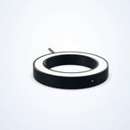 Ø166 mm high-angle shadowless ring light