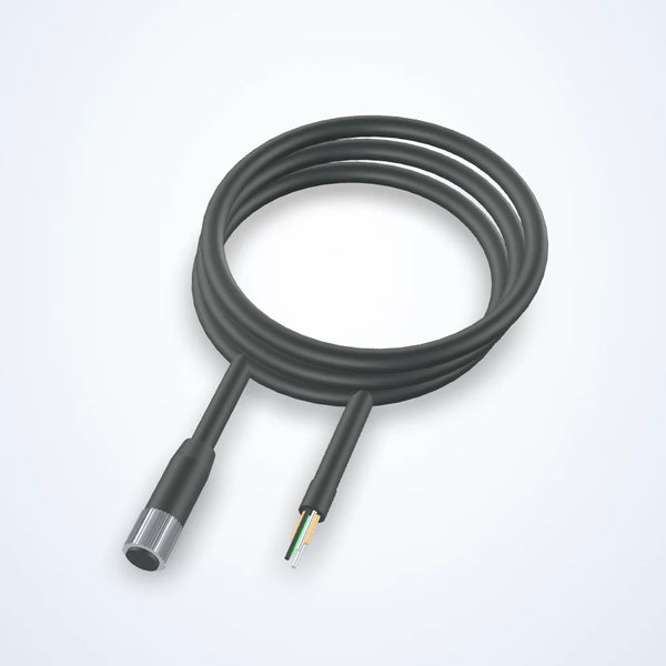 2 m 6-Pin IO I/O and power cable, right-angle connector