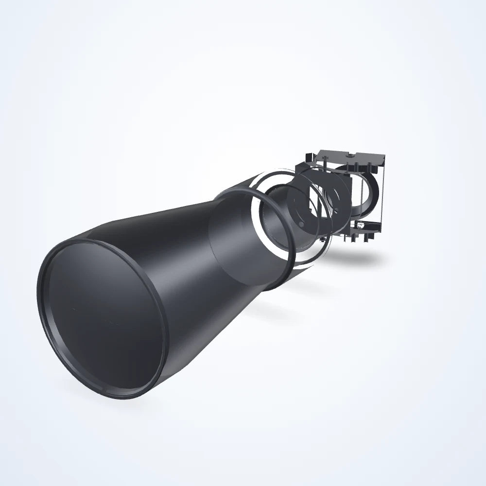 0.112× Vertical telecentric lens, 2/3", C-mount (LS-TCL-0444) - view 2