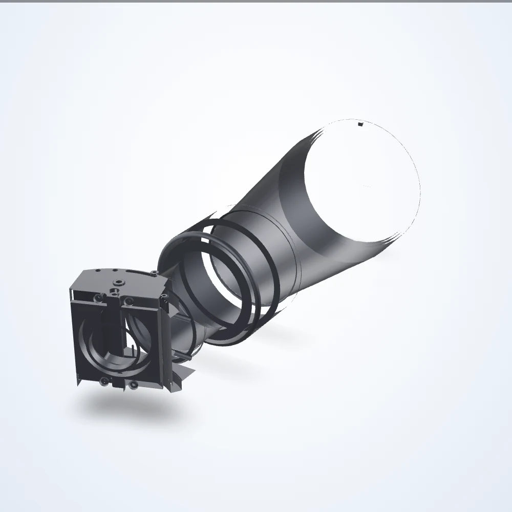 0.112× Vertical telecentric lens, 2/3", C-mount (LS-TCL-0444)