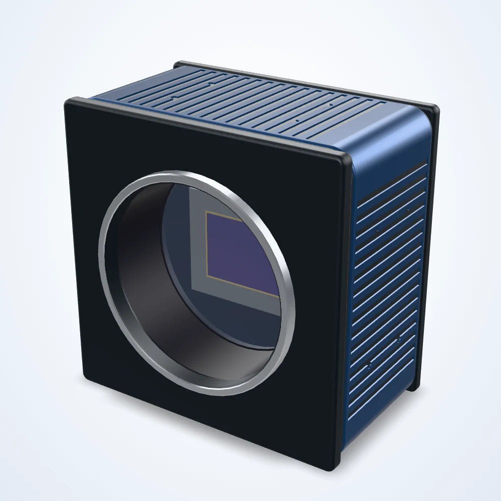 151 MP CoaXPress area scan camera, IMX411, rolling shutter, 6.1 fps, M72